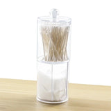 Acrylic Double Cotton Wool Holder