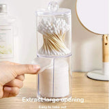 Acrylic Double Cotton Wool Holder