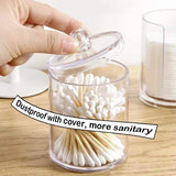 Acrylic Double Cotton Wool Holder