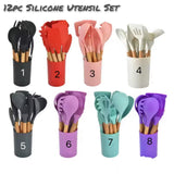 12pc Silicone Utensil Set