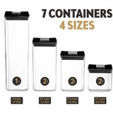 7pc Acrylic Storage Containers