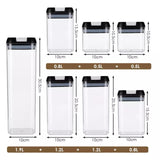 7pc Acrylic Storage Containers