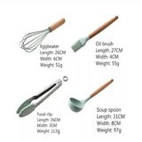 12pc Silicone Utensil Set