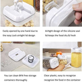 4pc  Tall Acrylic Storage Containers