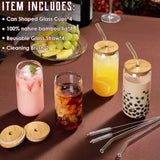 4pc Soda Can Shaped Glass