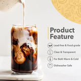 4pc Soda Can Shaped Glass