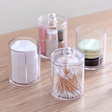 Acrylic Double Cotton Wool Holder