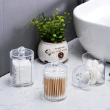 Acrylic Double Cotton Wool Holder