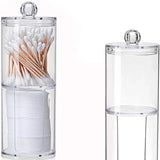 Acrylic Double Cotton Wool Holder