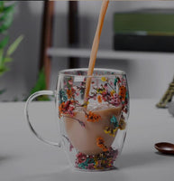 Decorative Double Wall Glass