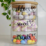 3 Tier Stackable Jar Set with Bamboo lid