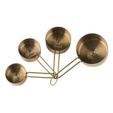 4pc Gold Measuring Cups