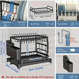 2 Tier Dish Drying Rack