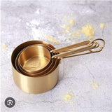4pc Gold Measuring Cups