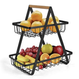 2 Tier A Frame Fruit Basket