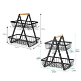 2 Tier A Frame Fruit Basket