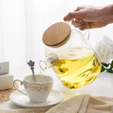 Glass Teapot with Bamboo lid