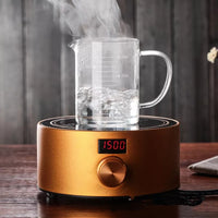 Borosilicate Glass Measuring Jug  with Bamboo Lid