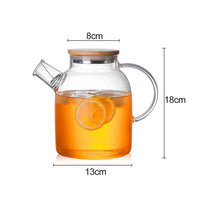 Glass Teapot with Bamboo lid