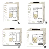 Easy Lock Round Glass Jars