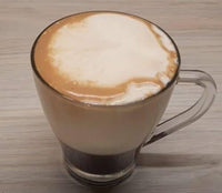4 x 255ml Glass Coffee Mugs