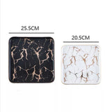 Nordic Style Marble Look Plates/ Platters