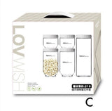 Easy Lock Round Glass Jars