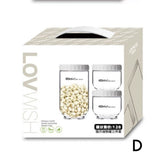 Easy Lock Round Glass Jars