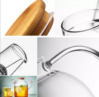 Glass Teapot with Bamboo lid